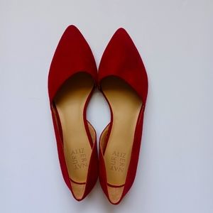 Naturalizer Maroon Suede Flats - size 10